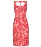 Victoria Beckham Printed Silk-blend Dress
