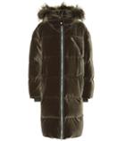 Brunello Cucinelli Fur-trimmed Velvet Down Coat