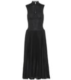 Prada Knit And Crêpe Dress