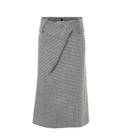 Balenciaga Wool And Linen Skirt