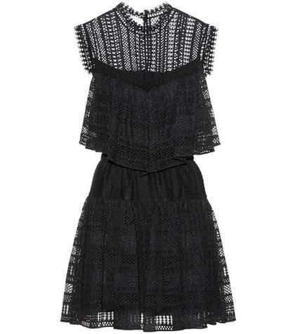 Roland Mouret Cotton-blend Lace Dress