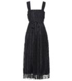 Polo Ralph Lauren Lace-trimmed Silk-blend Dress
