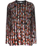 Kenzo Jackie Flowers Pleated Top