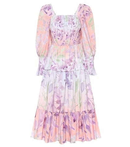 Carolina Herrera Floral Cotton Dress