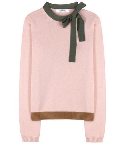 Valentino Wool And Cashmere-blend Sweater