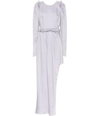 Magda Butrym Playa Silk-blend Satin Dress