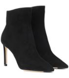 Jimmy Choo Helaine 85 Suede Ankle Boots