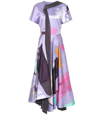 Roksanda Kabena Silk Midi Dress