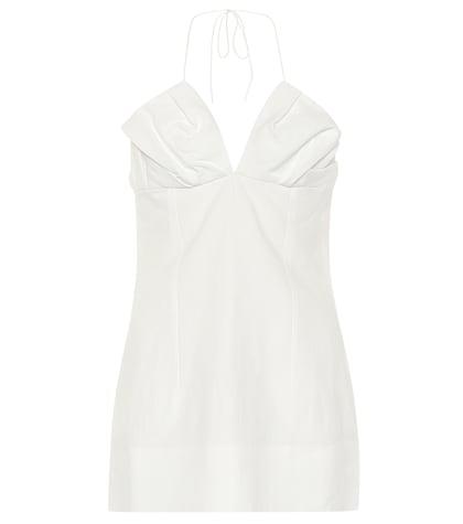 Gianvito Rossi La Robe Bambino Linen Minidress