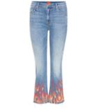 Mother The Insider Crop Fray Jeans