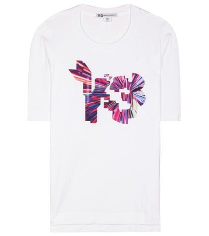 Y-3 Printed Cotton T-shirt