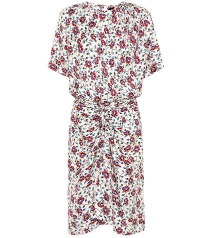 Isabel Marant Rehora Printed Silk Dress