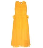 Sonia Rykiel Plissé Chiffon Dress