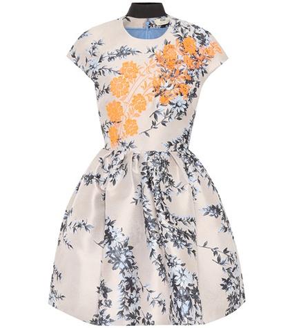 Gucci Embroidered Jacquard Dress