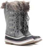 Sorel Joan Of Arctic™ Shearling-trimmed Suede And Rubber Boots