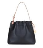 Balenciaga Medium Hook Leather Shoulder Bag