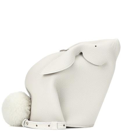 Loewe Bunny Mini Leather Shoulder Bag