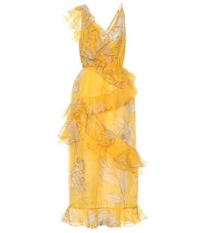 Johanna Ortiz Sunlight Silk Midi Dress