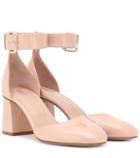 Redvalentino Patent Leather Block Heel Pumps