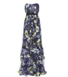 Erdem Simona Floral-print Silk Gown