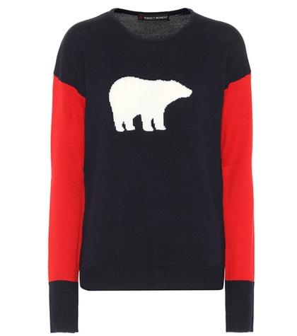 Dolce & Gabbana Bear Merino Wool Ski Sweater