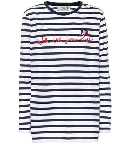 Chlo Cotton Striped T-shirt