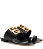 Ganni Embellished Leather Sandals