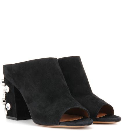 P.e Nation Paris 9 Suede Open-toe Mules