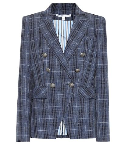 Tod's Miller Checked Wool-blend Blazer