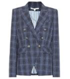 Tod's Miller Checked Wool-blend Blazer