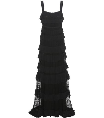 Isabel Marant Lace And Crêpe Silk Dress