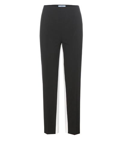 Prada Virgin Wool Tapered Trousers