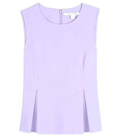 Diane Von Furstenberg Mallorie Crêpe Top