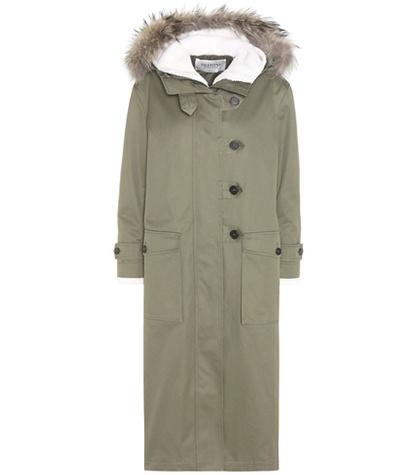 Givenchy Fur-trimmed Shearling-lined Parka