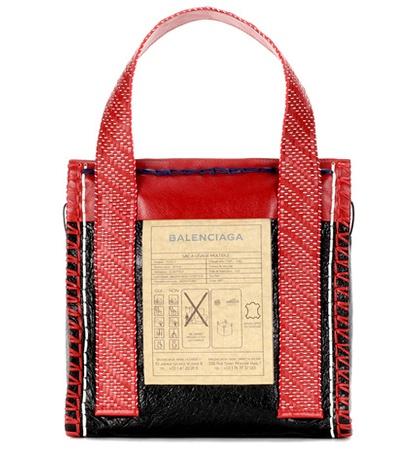 Balenciaga Scaffold Leather Shopper