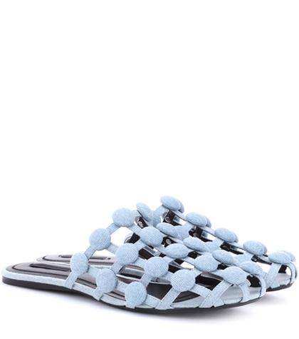 Alexander Wang Amelia Studded Slippers