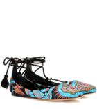Etro Jacquard Ballerinas