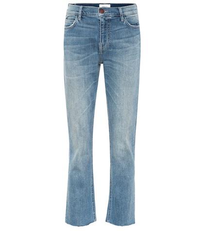 Current/elliott The High Waist Straight Jeans