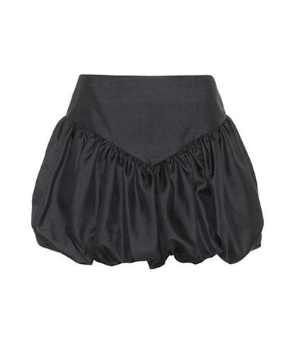 Saint Laurent Silk Miniskirt