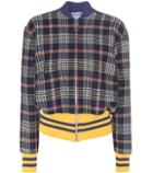 Gucci Plaid Wool Appliqué Jacket