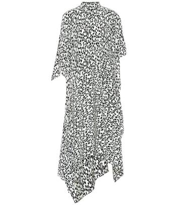 Bottega Veneta Dorine Printed Silk Dress