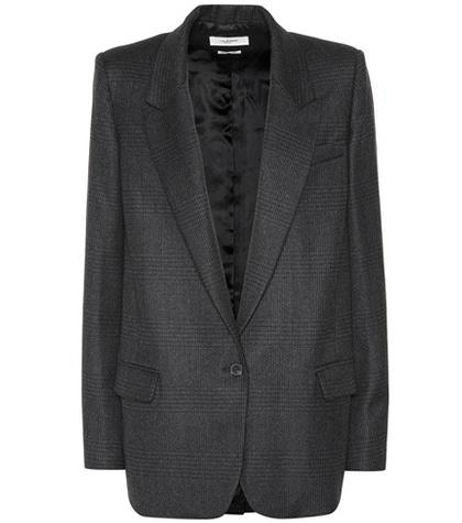 Isabel Marant, Toile Plaid Wool-blend Blazer