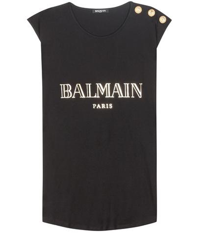 Balmain Printed Cotton Top