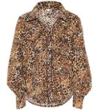 Johanna Ortiz Leopard-print Cotton Shirt