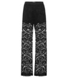 Valentino Silk And Lace Pants