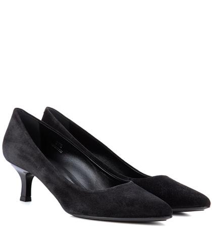 Prada Décolleté Suede Kitten-heel Pumps