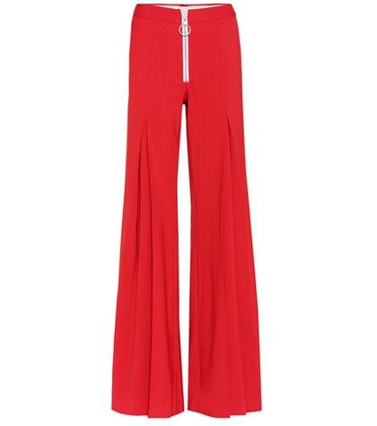 N21 Central Pleat Wool-blend Trousers