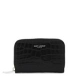 S Max Mara Croc-embossed Leather Wallet