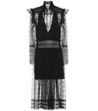 Balenciaga Embroidered Chiffon Dress