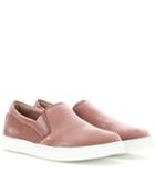 Victoria Beckham Venice Velvet Slip-on Sneakers